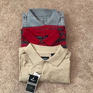 Bundle of men’s short sleeve polo shirts